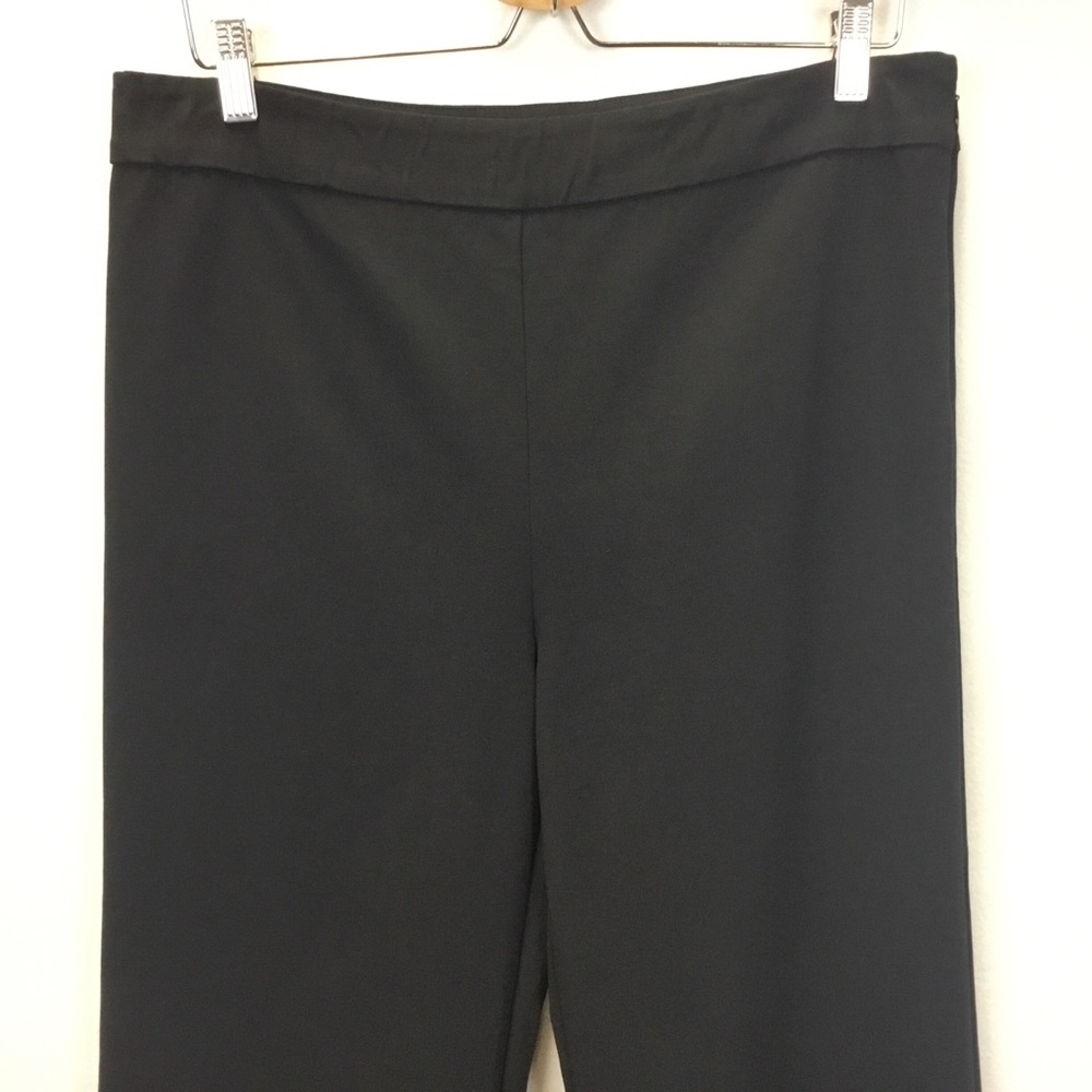 Reformation Tanya Knit Pants Flare Leg Cropped Stretch Size L Minimalist Chic - Picture 3 of 9